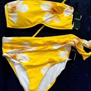 Ralph Lauren Two Piece Yellow Bikini